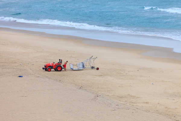 Lifeguard Tractor & Chair — Stock Photo, Image