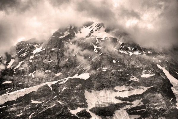 Άποψη από τις κορυφές του Monte Rosa — Φωτογραφία Αρχείου