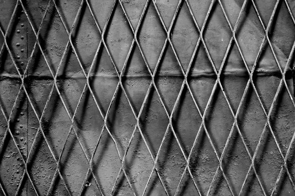 Black White Textured Metal Wall — Stock Photo, Image