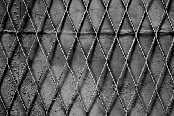 Black White Textured Metal Wall — Stock Photo, Image