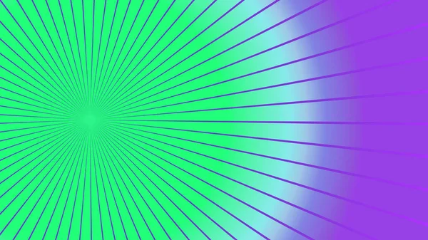 Fun Digital Modern Contrasting Green Purple Burst Lines Gradient Background — Stock Photo, Image