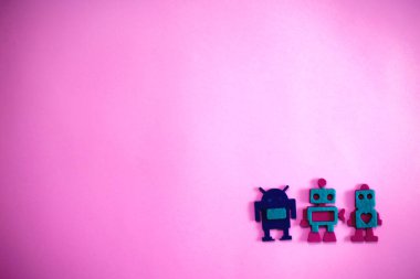 Çeşitli malzemelerle parlak renkli arkaplan