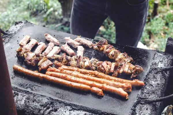 Izgarada Var — Stok fotoğraf