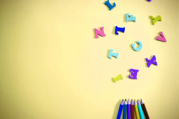 Fundo Colorido Brilhante Com Várias Coisas — Fotografia de Stock