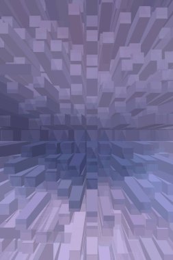 soyut renkli küpler, yaratıcı duvar kağıdı tasarımı