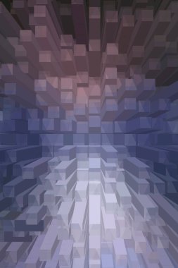 soyut renkli küpler, yaratıcı duvar kağıdı tasarımı