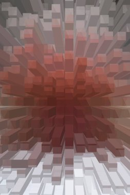 soyut renkli küpler, yaratıcı duvar kağıdı tasarımı