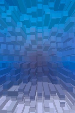 soyut renkli küpler, yaratıcı duvar kağıdı tasarımı