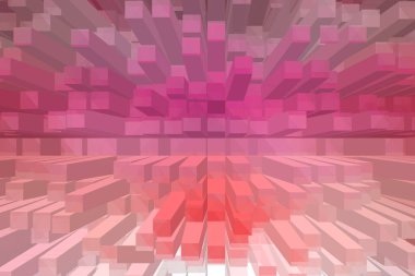 soyut renkli küpler, yaratıcı duvar kağıdı tasarımı