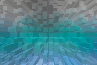 soyut renkli küpler, yaratıcı duvar kağıdı tasarımı