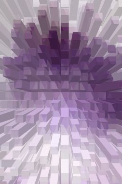 soyut renkli küpler, yaratıcı duvar kağıdı tasarımı