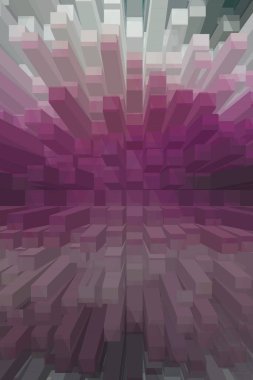 soyut renkli küpler, yaratıcı duvar kağıdı tasarımı