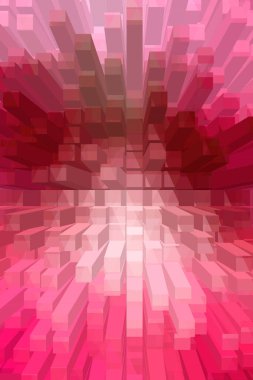 soyut renkli küpler, yaratıcı duvar kağıdı tasarımı