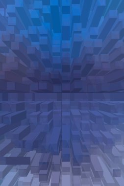 soyut renkli küpler, yaratıcı duvar kağıdı tasarımı