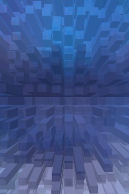 soyut renkli küpler, yaratıcı duvar kağıdı tasarımı