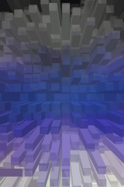 soyut renkli küpler, yaratıcı duvar kağıdı tasarımı