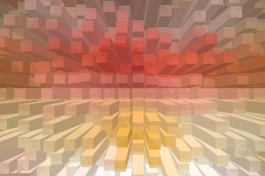 soyut renkli küpler, yaratıcı duvar kağıdı tasarımı