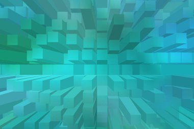 soyut renkli küpler, yaratıcı duvar kağıdı tasarımı