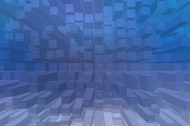 soyut renkli küpler, yaratıcı duvar kağıdı tasarımı