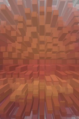 soyut renkli küpler, yaratıcı duvar kağıdı tasarımı