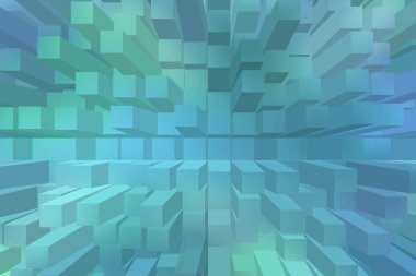 soyut renkli küpler, yaratıcı duvar kağıdı tasarımı