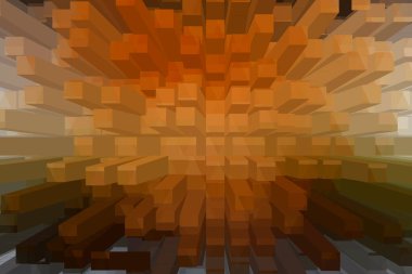 soyut renkli küpler, yaratıcı duvar kağıdı tasarımı