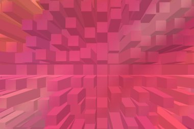 soyut renkli küpler, yaratıcı duvar kağıdı tasarımı