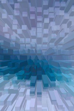 soyut renkli küpler, yaratıcı duvar kağıdı tasarımı