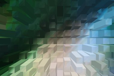 soyut renkli küpler, yaratıcı duvar kağıdı tasarımı