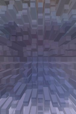 soyut renkli küpler, yaratıcı duvar kağıdı tasarımı