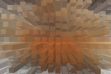 soyut renkli küpler, yaratıcı duvar kağıdı tasarımı