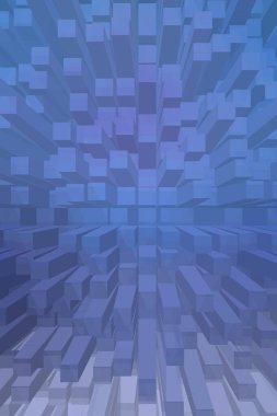 soyut renkli küpler, yaratıcı duvar kağıdı tasarımı