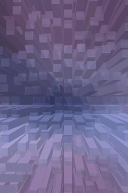 soyut renkli küpler, yaratıcı duvar kağıdı tasarımı