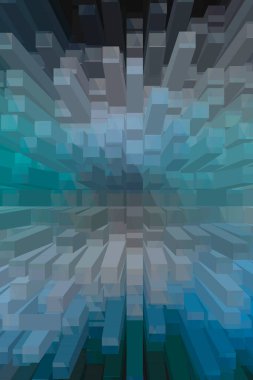 soyut renkli küpler, yaratıcı duvar kağıdı tasarımı