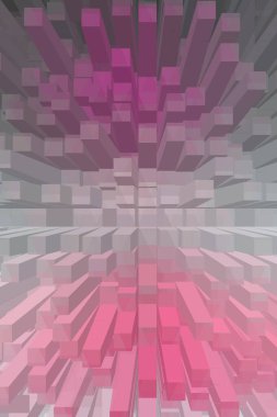 soyut renkli küpler, yaratıcı duvar kağıdı tasarımı