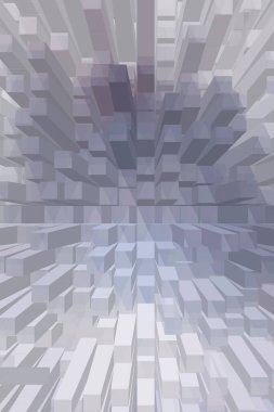 soyut renkli küpler, yaratıcı duvar kağıdı tasarımı