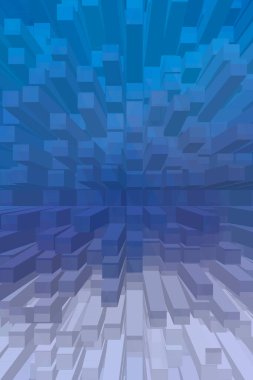 soyut renkli küpler, yaratıcı duvar kağıdı tasarımı