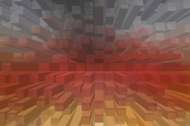 soyut renkli küpler, yaratıcı duvar kağıdı tasarımı