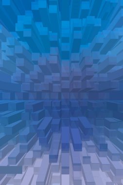 soyut renkli küpler, yaratıcı duvar kağıdı tasarımı