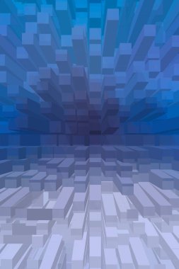 soyut renkli küpler, yaratıcı duvar kağıdı tasarımı