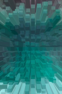 soyut renkli küpler, yaratıcı duvar kağıdı tasarımı