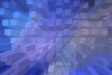 soyut renkli küpler, yaratıcı duvar kağıdı tasarımı