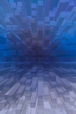 soyut renkli küpler, yaratıcı duvar kağıdı tasarımı