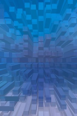 soyut renkli küpler, yaratıcı duvar kağıdı tasarımı