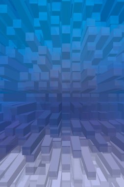 soyut renkli küpler, yaratıcı duvar kağıdı tasarımı