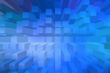 soyut renkli küpler, yaratıcı duvar kağıdı tasarımı