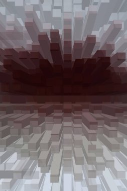 soyut renkli küpler, yaratıcı duvar kağıdı tasarımı