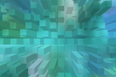 soyut renkli küpler, yaratıcı duvar kağıdı tasarımı