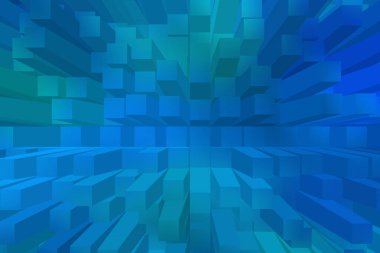 soyut renkli küpler, yaratıcı duvar kağıdı tasarımı