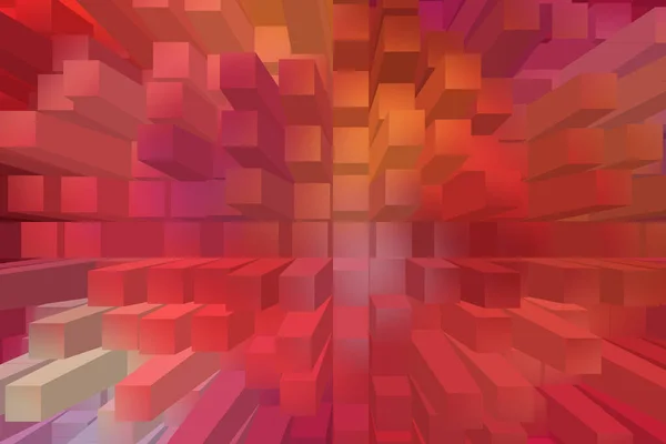 Абстрактные Красочные Кубики Творческий Дизайн Обоев — стоковое фото